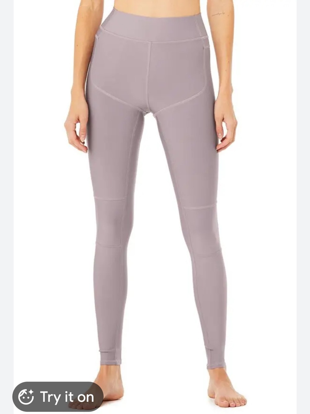 Alo Yoga High Waist Embody legging lavender smoke sculpted Airlift Sz S